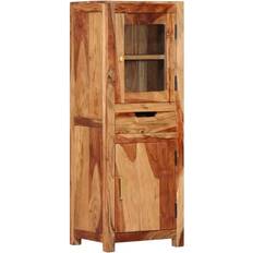 Bois Armoires vidaXL Buffet Haut 40x34x110 cm Bois Massif D'acacia Armoire