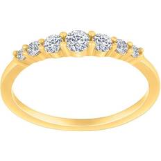 Joanli Nor Sølv Ringe Joanli Nor Linda Ring - Gold/Transparent