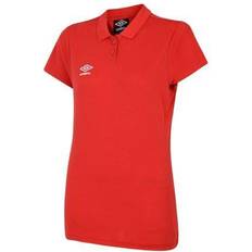 Umbro Women Tops Umbro Womens/ladies Club Essential Polo Shirt vermillion/white