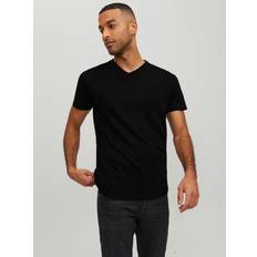 Jack & Jones T-Shirts Jack & Jones JJEORGANIC BASIC TEE SS V-NECK herren T-Shirt multifarben