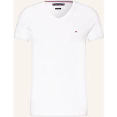 Tommy Hilfiger Core Stretch V Neck Slim Fit T Shirt White