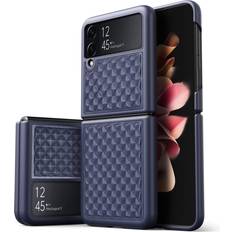 Handyzubehör Dux ducis Leder hülle für samsung galaxy z flip 3 schutzhülle leder schutztasche