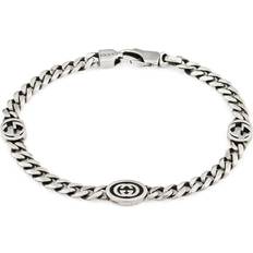 Gucci Women Bracelets Gucci Interlocking G Bracelet - Sliver