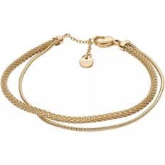 Skagen Merete Multi Strand Chain Bracelet - Gold