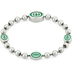 Gucci Bracelets Gucci Interlocking Silver Boule Bracelet