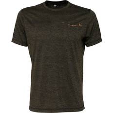 Savage Gear Fighter Stretch T-Shirt - Burnt Olive Melange