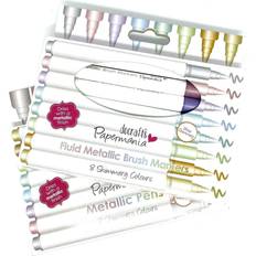 Arts & Crafts Papermania Bullet Tip Metallic Pens 8 Pack