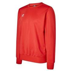 Red Sweatshirts Umbro Kid's Polyester Sweatshirt - Bright Red/Fluo Red