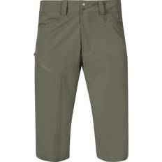 Bergans Mies Shortsit Bergans Vandre Light Softshell Long Shorts - Green Mud