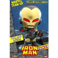 Marvel Dolls & Doll Houses Hot Toys Marvel Comics Cosbaby S Mini Figure Iron Man Armor Model 42 10 cm