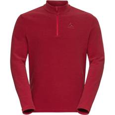 Hombre - Rojo Camisetas Térmicas Odlo Roy Half Zip Fleece Red Man