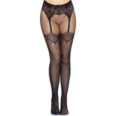 Leg Avenue Fishnet Tights with Backseam