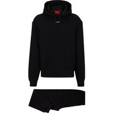 HUGO BOSS Hombre Monos HUGO BOSS Dapo Dayote Hooded Tracksuit - Black