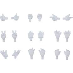 Blanc Poupées et Maisons de Poupée Original Character Parts for Nendoroid Doll Figures Hand Parts Set Gloves Ver. White