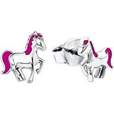 Prinzessin Lillifee Princess Lillifee Örhängen Öronsmycken, 0,8 cm, Rosa, Häst, Levereras en presentask för smycken, 9048519