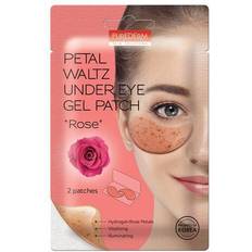 Eye patch hudvård Purederm Petal Waltz Eye Gel Patch Rose Ögonmask