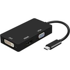 Cables Aisens Adaptador Usb C A Dvi/Hdmi/Vga 15 cm