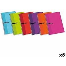 Orange Notepads ENRI Multicolour A4 Notebook 80 Sheets 5 Pack