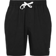 Knowledge Cotton Apparel Badetøj Knowledge Cotton Apparel Men's Swim Shorts With Elastic Waist, S, Black Jet