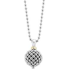 Lagos Caviar Ball Pendant Necklace - Gold/Silver