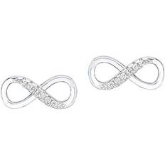 Amor Smycken Amor Örhängen 925 Sterling Silver infinity