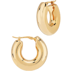 Saks Fifth Avenue Chubby Hoops - Gold