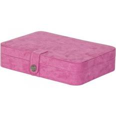 Women Jewelry Storage Mele & Co Maria Fabric Jewellery Box - Pink