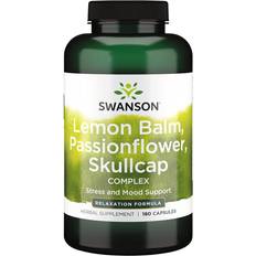 Swanson Premium Lemon Balm, Passionflower, Skullcap Complex Vitamin 180 pcs
