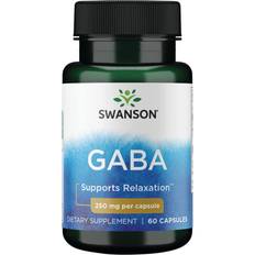 Swanson GABA, 250 mg - 60 Cápsulas