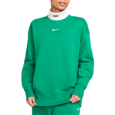 Nike Sportswear Phoenix Fleece Oversized Crewneck Sweatshirt Women's - Malachite/Sail