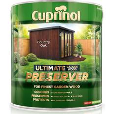 Cuprinol Brown Paint Cuprinol Ultimate Garden Wood Preserver Wood Protection Country Oak 4L