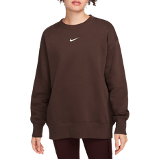 Nike Sportswear Phoenix Fleece Oversized Crewneck Sweatshirt Women's - Baroque Brown/Sail