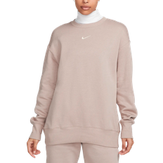 Nike Sportswear Phoenix Fleece Oversized Crewneck Sweatshirt Women's - Diffused Taupe/Sail