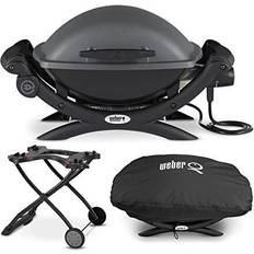 Electric Grills Weber Q 1400 Cart Cover Bundle