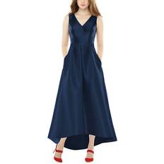 Alfred Sung High Low Gown - Midnight Blue