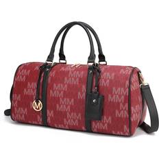 Red Weekend Bags MKF Collection Jovani Duffle Weekenderby Mia k. Handbag