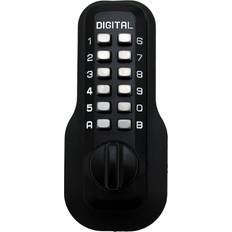 Black Mortice Locks USA Mechanische Keyless-Riegel, jet 1