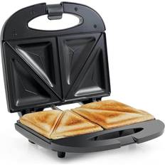 Sandwich Toasters Elite Gourmet Sandwich Maker, Stainless-Steel/Black