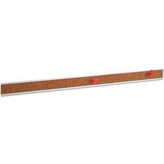 Bulletin Boards Universal UNV43448 Cork Bulletin Bar Brown