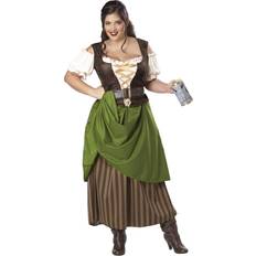 Historia Vestidos de fiesta California Costumes Tavern Maiden Plus Costume for Women Plus Renaissance Dress