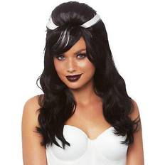 Short Wigs Leg Avenue Perücke Mit Weißen Strähnen