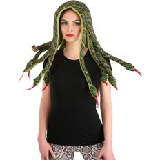 Red Short Wigs Adult Medusa Snake Wig