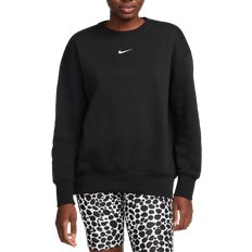 Damen - XXS Oberteile Nike Sportswear Phoenix Fleece Oversized Crewneck Sweatshirt Women's - Black/Sail