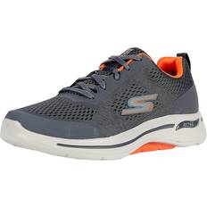 Skechers Orange Skor Skechers Go Walk Arch Fit Idyllic Sneaker - Orange Trim