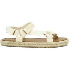 Maison Margiela Patchwork canvas hiking sandals white