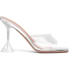 Transparent Heeled Sandals Amina Muaddi Transparent Lupita Glass Slippers Transparent IT