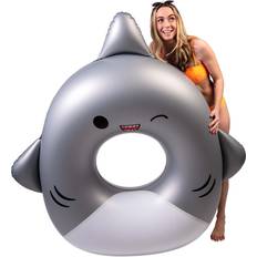 Stoffspielzeug Badematratzen Squishmallow Gordon Shark Pool Float Black/Gray One-Size