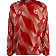 adidas FC Bayern Pre-Match Warm trøje Red White
