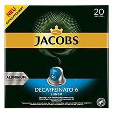 Jacobs Nahrungsmittel Jacobs Lungo 6 Decaffeinato Kaffeekapseln 20 StÃ¼ck