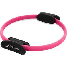 Roman Rings ProsourceFit Pilates Resistance Ring 14 Dual Grip Handles for Toning and Fitness-Pink